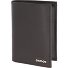 Leather Portfel Ochrona RFID Skóra 10 cm Model braun-pure 2.0metal square