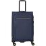  Travel Line 9704 4 kółka Walizka M 68 cm z plisą rozprężną Model dark blue
