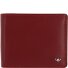  Polo Portfel Ochrona RFID Skóra 12 cm Model rot