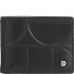  Up Portfel Ochrona RFID Skórzany 11 cm Model black-pastel blue