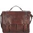  Baggie Briefcase Leather 35 cm Laptop Compartment Model braun