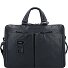  Harper Briefcase Leather 40 cm Laptop Compartment Model black
