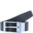  Odwracalny skórzany pasek Delaware Model schwarz | 90 cm