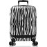  EZ Fashion 4 kółka Walizka kabinowy S 53 cm z plisą rozprężną Model zebra