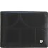  Up! Portfel Ochrona RFID Skórzany 11 cm Model black-pastel blue