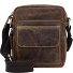 Vintage Torba na ramię Skórzany 18 cm Model brown