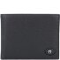  Northern Light Leather Wallet 12 cm Model schwarz