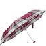  Alu Drop S Pocket Umbrella 23 cm Model garnet red check
