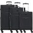  Travel Line 9204 4 kółka Zestaw walizek 3-części z funkcją poszerzenia Model schwarz