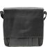  Brick Lane Leather Shoulder Bag 25 cm Model black