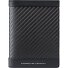  Carbon Wallet RFID Leather 8 cm Model black