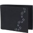  New Cryptan Portfel Ochrona RFID 11 cm Model schwarz-footsteps grey