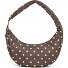  Lou Torba na ramię M 35 cm Model brown polka dots