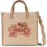  Zigzag Stripe Shopper Bag 22 cm Model shifting sand