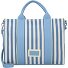 Malie Shopper Bag 38 cm Model stripes blue Malie Shopper Bag 38 cm Model stripes blue
