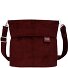  Mademoiselle.M Torba na ramię 25 cm Model cord bordeaux