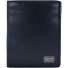  Japan Portfel Ochrona RFID Skórzany 9 cm Model schwarz