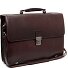  Salvatore Briefcase Messenger Skórzany 42 cm Komora na laptopa Model brown