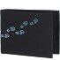  New Cryptan Portfel Ochrona RFID 8.5 cm Model schwarz-footsteps 2.0 cyan