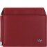 Polo Portfel Ochrona RFID Skóra 11 cm Model rot