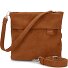  Mademoiselle.M Torba na ramię 25 cm Model nubuk cognac