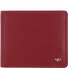  Polo Portfel Ochrona RFID Skóra 12 cm Model rot