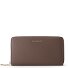  Portfel skórzany Bologna XL z zamkiem dookoła, 19 cm Model taupe