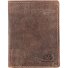  Vintage Wallet RFID Leather 10 cm Model brown