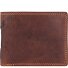  Monterey Portfel Ochrona RFID Skórzany 11.5 cm Model cognac