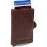  Albury Etui na karty kredytowe Ochrona RFID Skórzany 7 cm Model brown