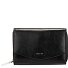  Leisel Dagrete Portfel Ochrona RFID Skórzany 13.5 cm Model black