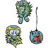 Przybory szkolne Model Blue Robot Przybory szkolne Model Blue Robot