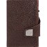  Click & Slide Etui na karty kredytowe Ochrona RFID Skóra 6.5 cm Model brown-brown