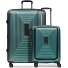  Essentials 14 zestaw walizek na 4 kółkach 2 szt. przegroda na laptopa z elastycznym zagięciem Model pearl-green metallic