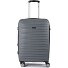  5493 4 kółka Walizka M 66 cm z plisą rozprężną Model grau