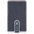  Czarne kwadratowe etui na karty kredytowe RFID Skóra 6 cm Model blue4