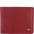  Polo Portfel Ochrona RFID Skóra 11 cm Model rot