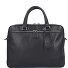  Authentic Briefcase Leather 38 cm Laptop Compartment Model schwarz