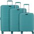  Travel Line 4500 4 kółka Zestaw walizek 3-części z plisą rozprężną Model petrol