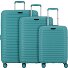  Travel Line 4500 4 kółka Zestaw walizek 3-części z plisą rozprężną Model petrol