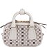  Woven Torba Skóra 20.5 cm Model grigio perla
