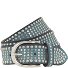 Riva Studded Belt Leather Model petrol | 95 cm Riva Studded Belt Leather Model petrol | 95 cm