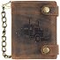  Vintage Wallet VIII Leather 10 cm Model braun