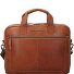  Wax Pull Up Teczka Skórzany 40 cm Komora na laptopa Model cognac