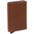  Lancaster Etui na karty kredytowe Ochrona RFID Skórzany 7 cm Model cognac