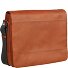  Hamburg Messenger Leather 32 cm Laptop Compartment Model cognac