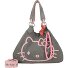  Izzy Medium Hello Kitty fritzi  Canvas Shopper Bag 42 cm Model grau