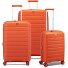  B-Flying Move 4 kółka Zestaw walizek 3-części z plisą rozprężną Model orange