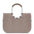  Loopshopper L Shopper Bag 46 cm Model herringbone mokka
