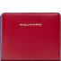  Blue Square Portfel Ochrona RFID Skórzany 11 cm Model red